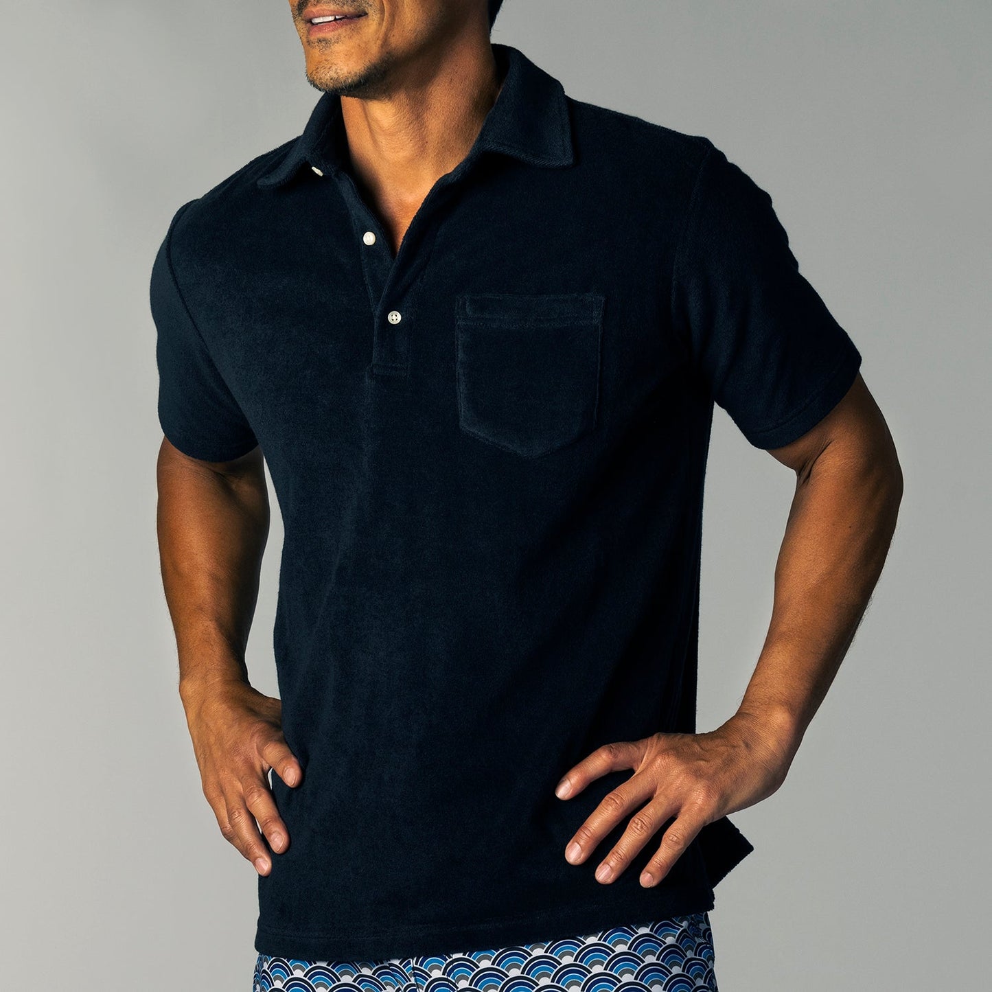 Men's Terry Polo Shirt (the TERRAPIN) - LAIRD